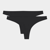Emballage de 2 Thong Merino de tous les jours en boîte pour femmes