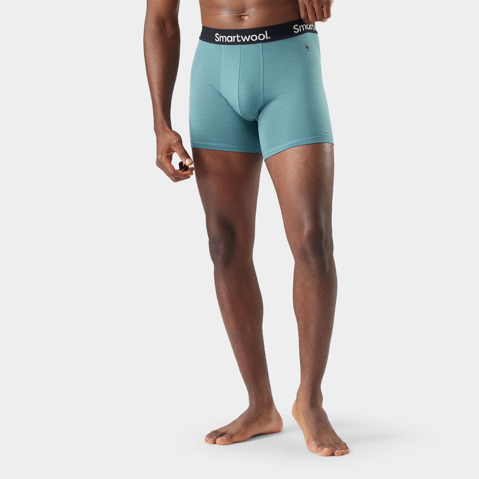 Men's Everyday Merino Boxer Brief Boxed Dusty Teal - ver - 1