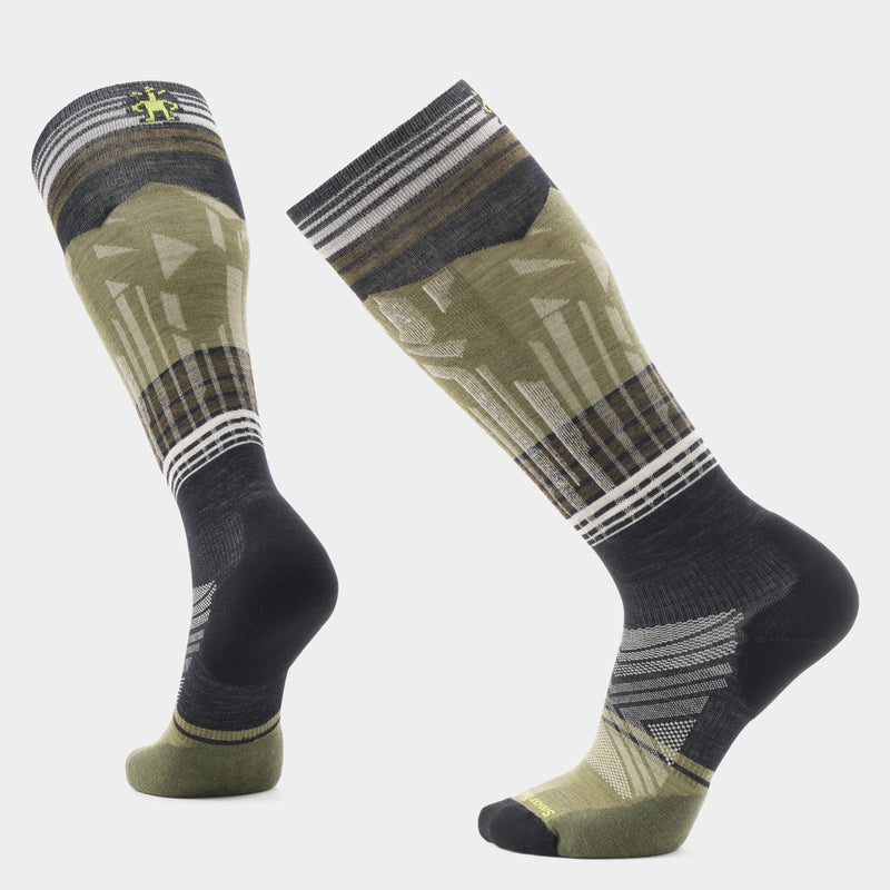 Ski Summit Shot Over The Calf Socks - Black / L