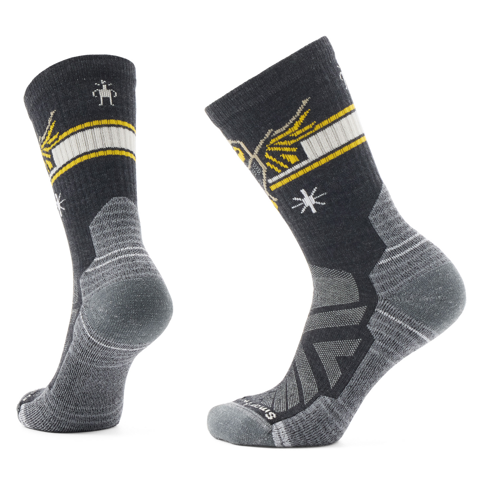 Women's Hike Hoo Who Crew Socks Winter Moss - ver - 3