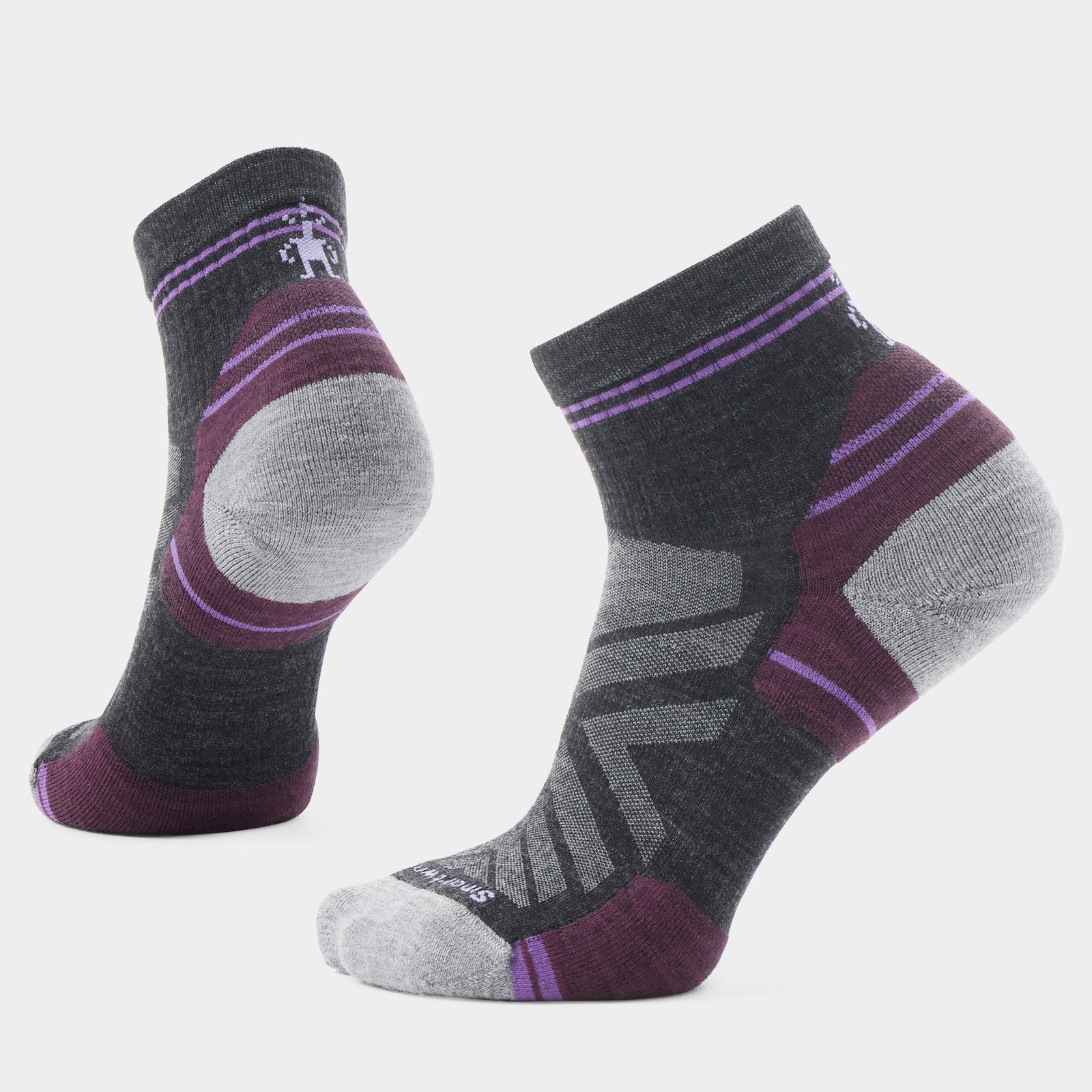 Women's Hike Ankle Socks Charcoal - ver - 1
