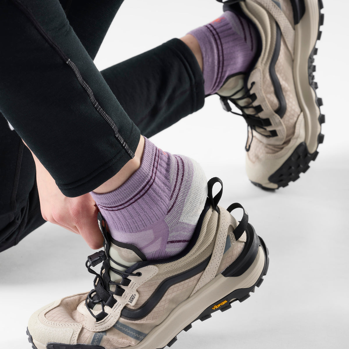 Women's Hike Ankle Socks Purple Dawn - 2
