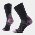Women's Hike Crew Socks Charcoal - ver - 1
