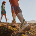 Women's Hike Crew Socks Deep Navy - ver - 2