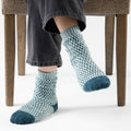 Women's Everyday Cozy Digi-Tick Crew Socks Frosty Green - ver - 2