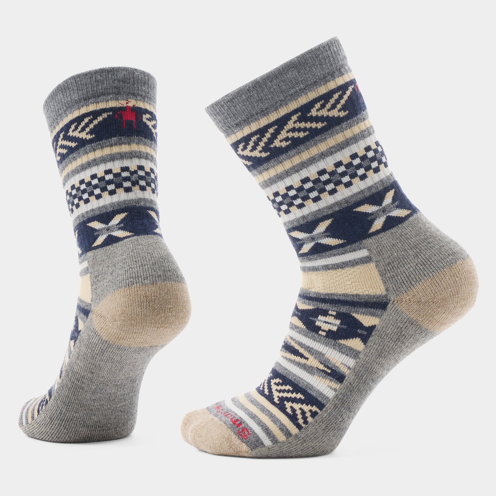 Everyday Cozy Cabin Games Crew Socks Twilight Blue - ver - 1