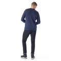 Men's Heavy Crew Sweater Deep Navy Heather - ver - 2