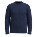 Men's Heavy Crew Sweater Deep Navy Heather - ver - 3