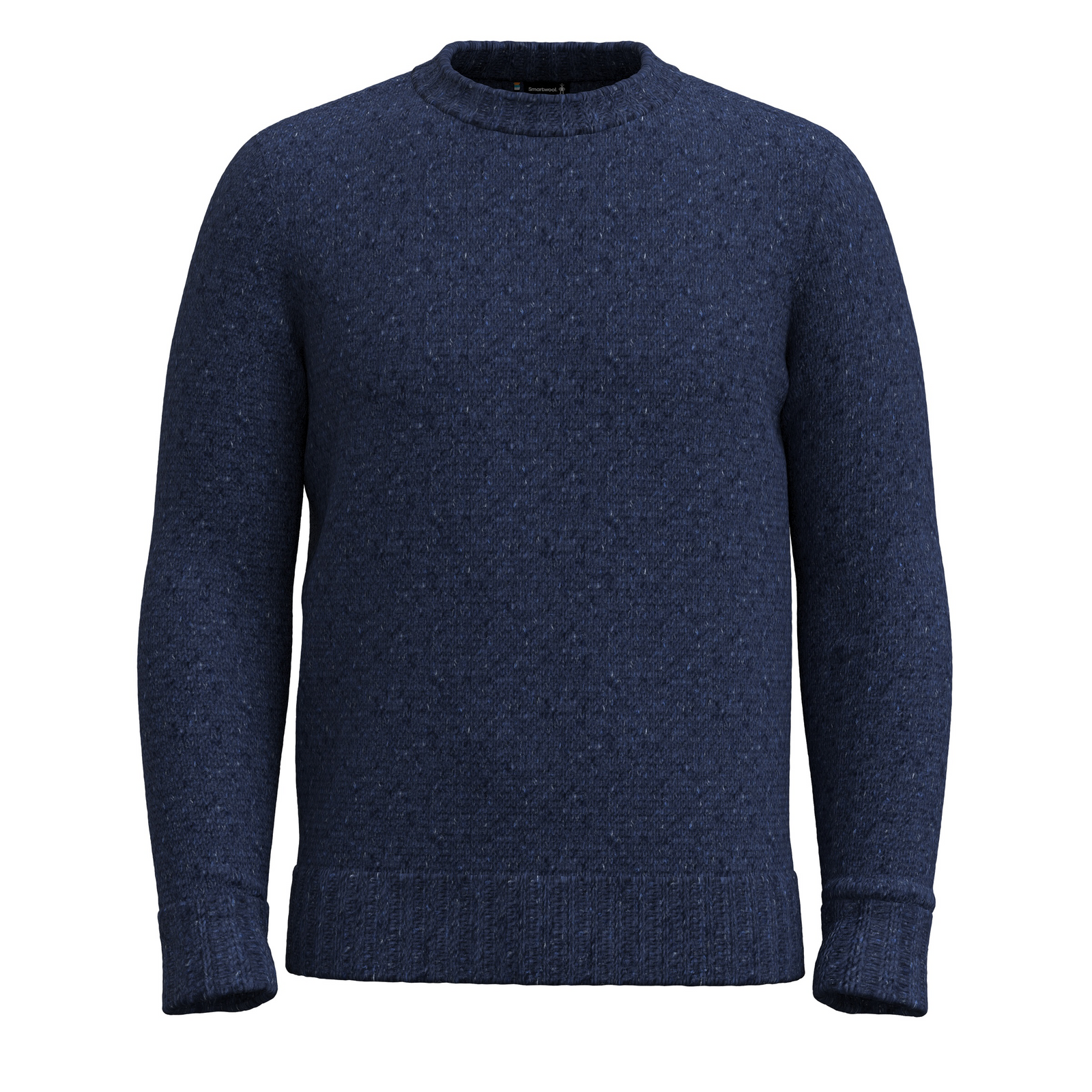 Men's Heavy Crew Sweater Deep Navy Heather - ver - 3