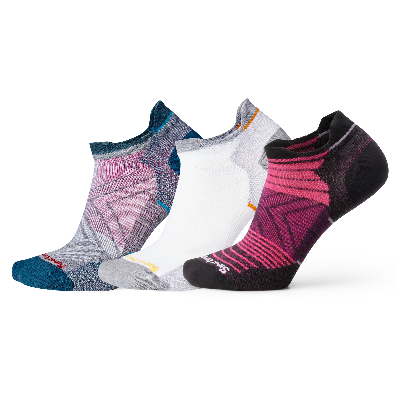 Women's Run Low Ankle Socks Trio Gift Box Serene Blue - ver - 1
