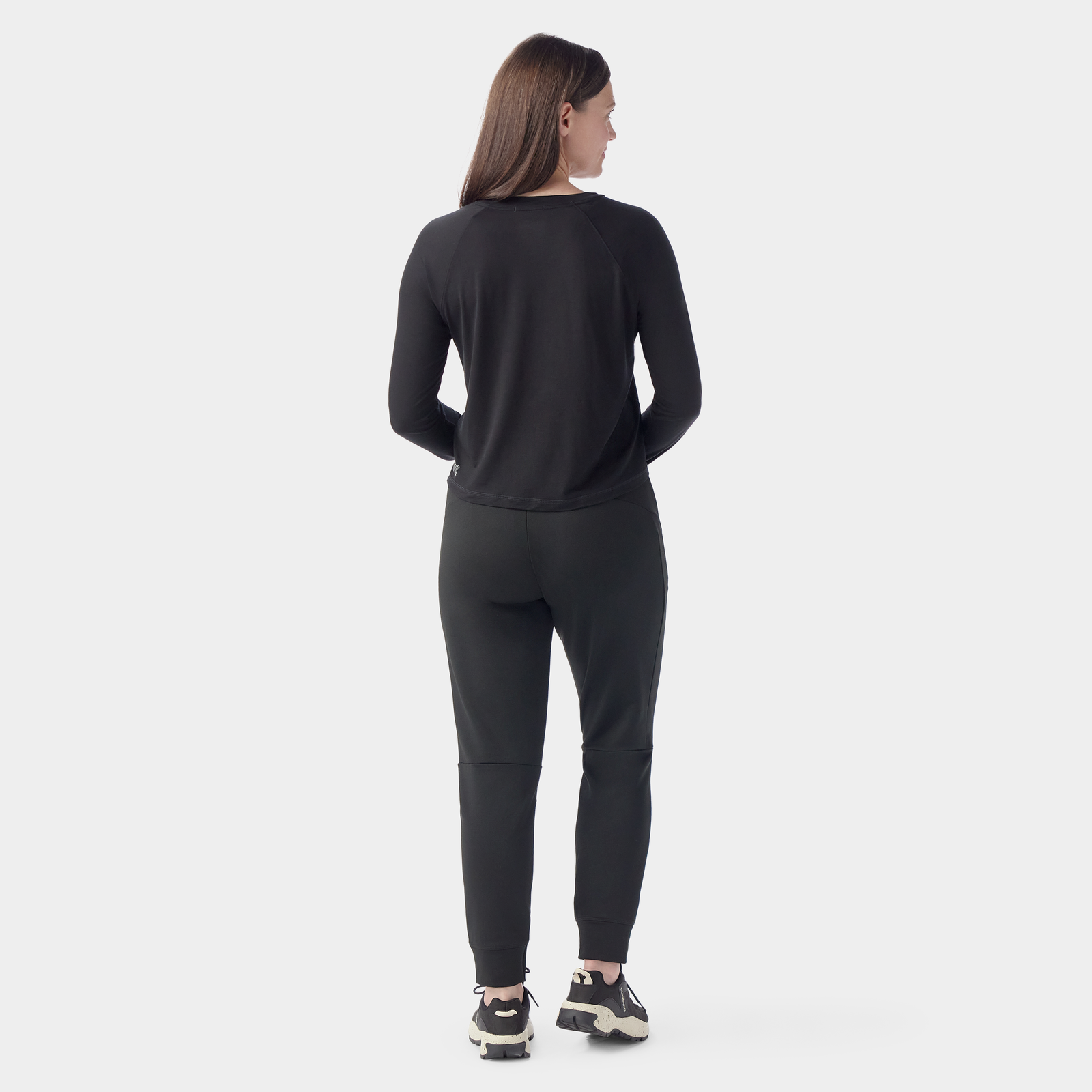 Women's Active Fleece Jogger Storm Gray - ver - 2