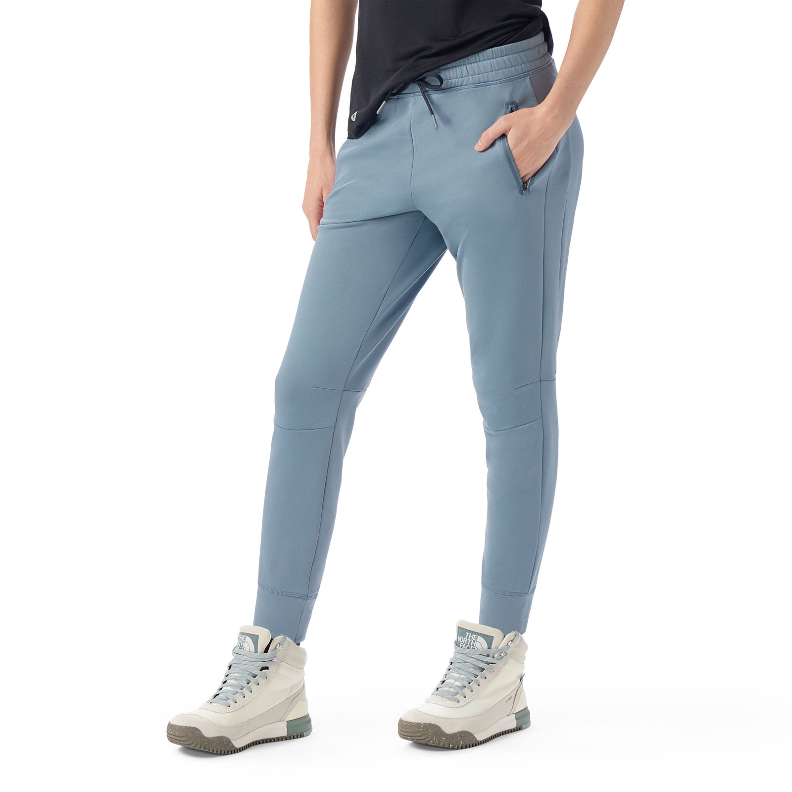 Women's Active Fleece Jogger Storm Gray - ver - 5