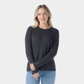 Women's Thermal Merino Rib Crew Toasted Coconut Heather - ver - 1