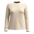 Haut côtelé à encolure ronde Thermal Merino pour femmes  - voir - 3