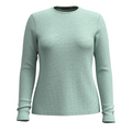 Women's Thermal Merino Rib Crew Icy Lavender Heather - ver - 3