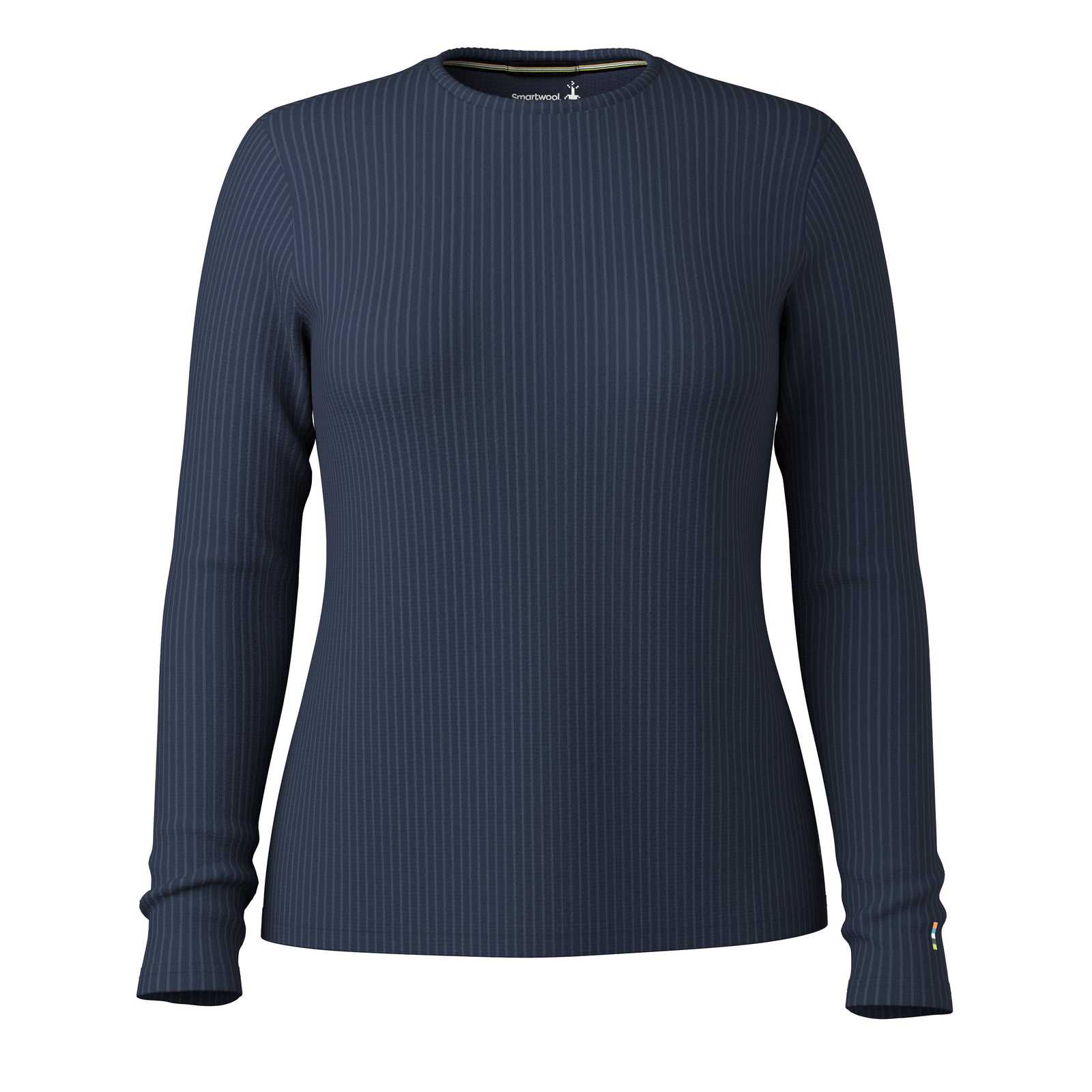Women's Thermal Merino Rib Crew Toasted Coconut Heather - ver - 3