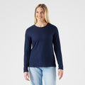 Women's Thermal Merino Rib Crew Toasted Coconut Heather - ver - 1