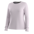 Women's Thermal Merino Rib Crew Icy Lavender Heather - ver - 3