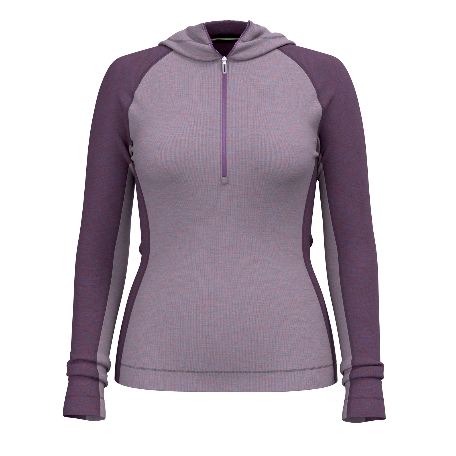 Haut de base à capuchon et demi-glissière Classic Thermal Merino pour femmes  - voir - 7