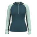 Haut de base à capuchon et demi-glissière Classic Thermal Merino pour femmes  - voir - 11