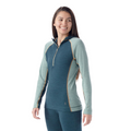 Haut de base à capuchon et demi-glissière Classic Thermal Merino pour femmes  - voir - 9