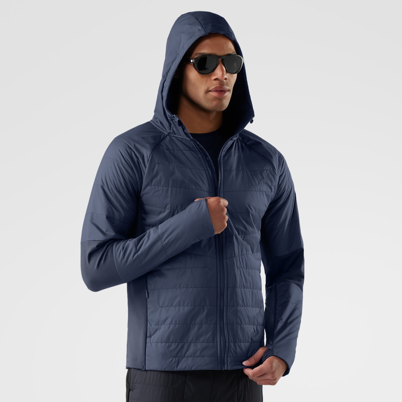 Men's Smartloft Hooded Jacket Black - ver - 1