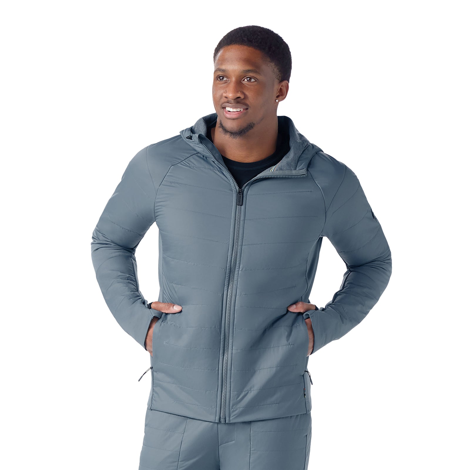 Men's Smartloft Hooded Jacket Deep Navy - ver - 7