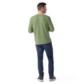 Men's Waffle Long Sleeve Henley Toffee Cream Heather - ver - 6
