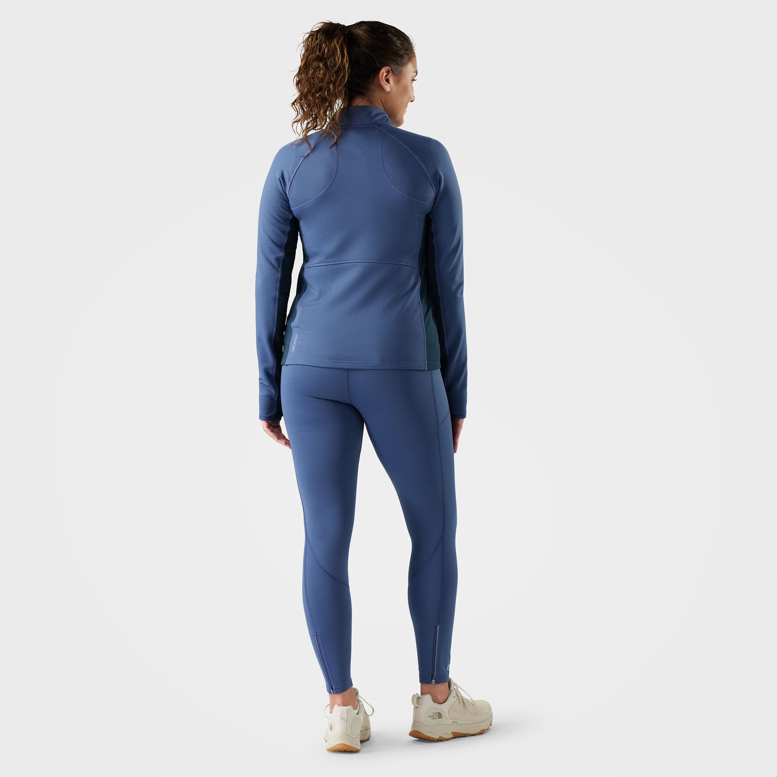 Women's Active Fleece Full Zip Nightfall Blue - ver - 2