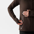 Women's Active Fleece Full Zip Mink - ver - 5