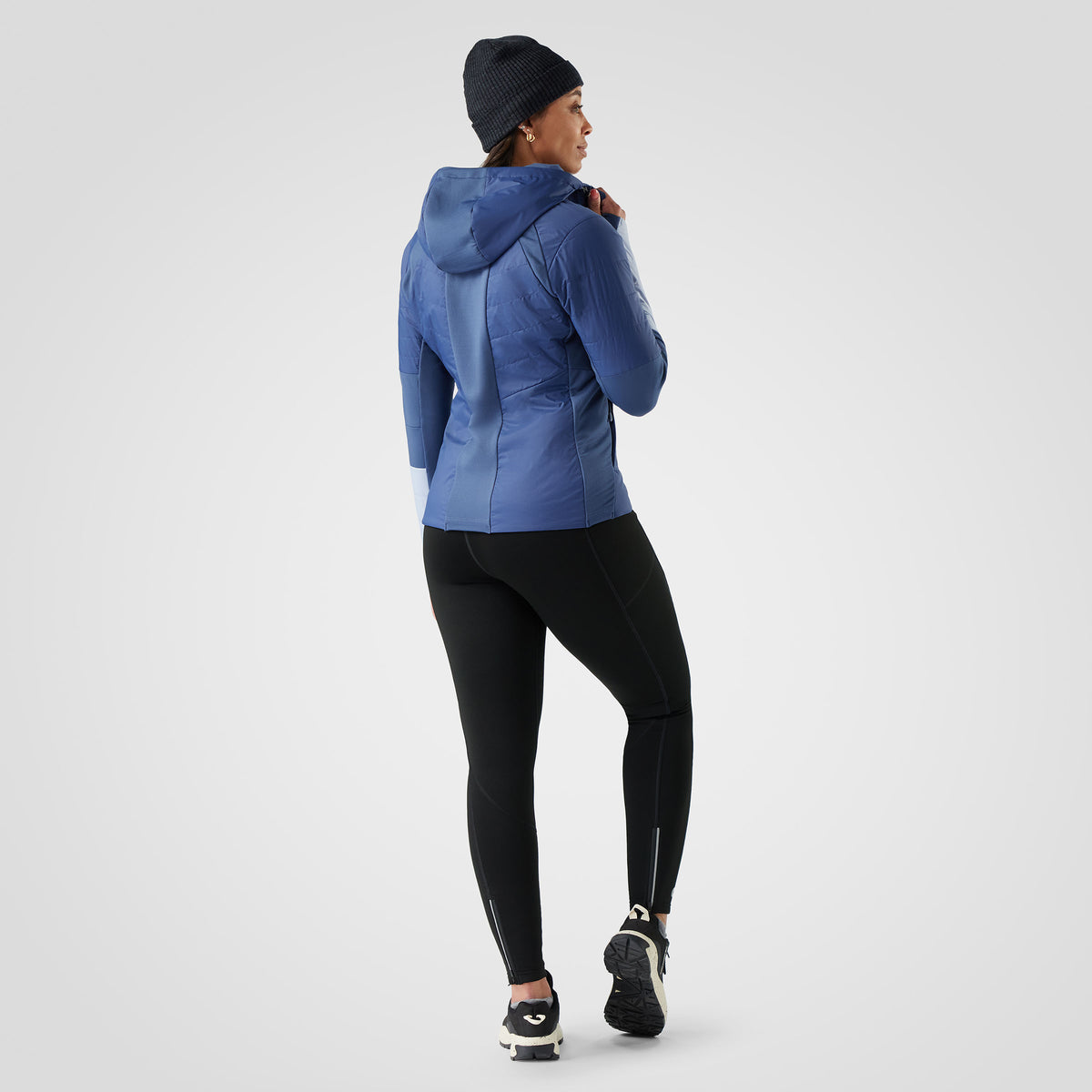 Women's Smartloft Hooded Jacket Icy Nightfall Blue - 2