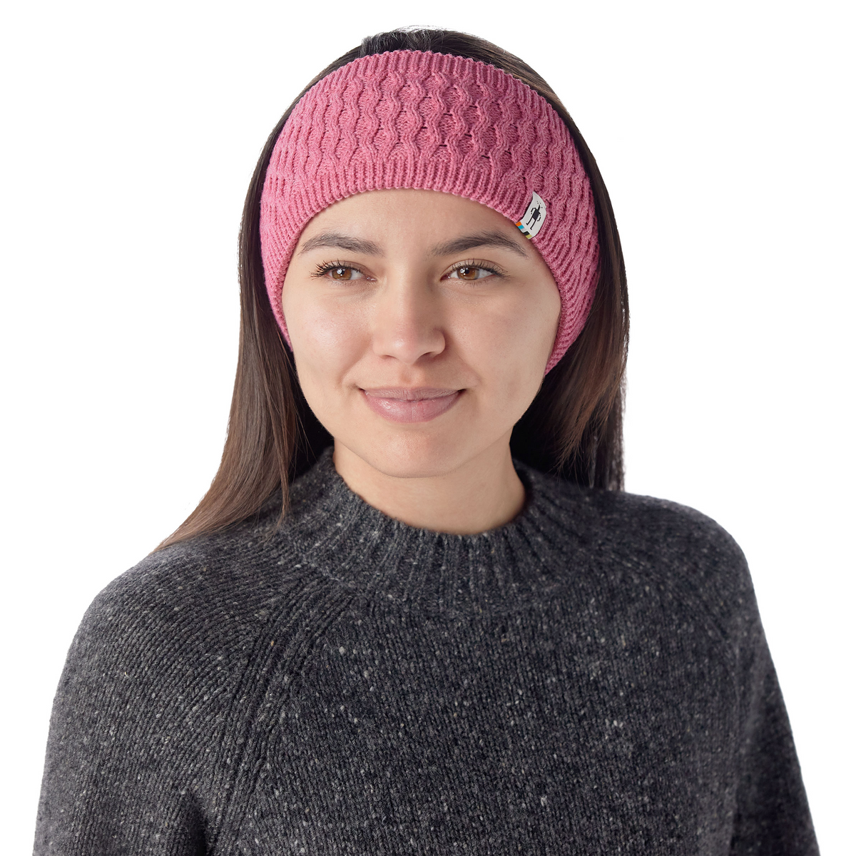 Fleece Lined Headband - Almond Donegal display picture 3