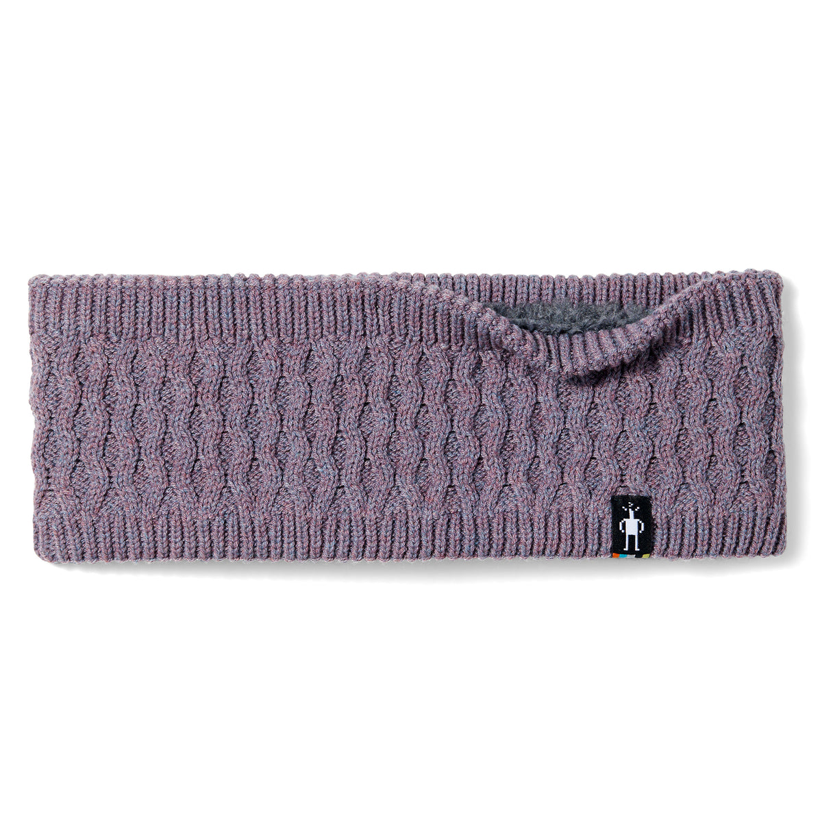 SmartWool Fleece-Lined Headband Merino Wool Blend Adult Pink NWT Plush Lining Fleece Lined Headband - Almond Donegal main image 2