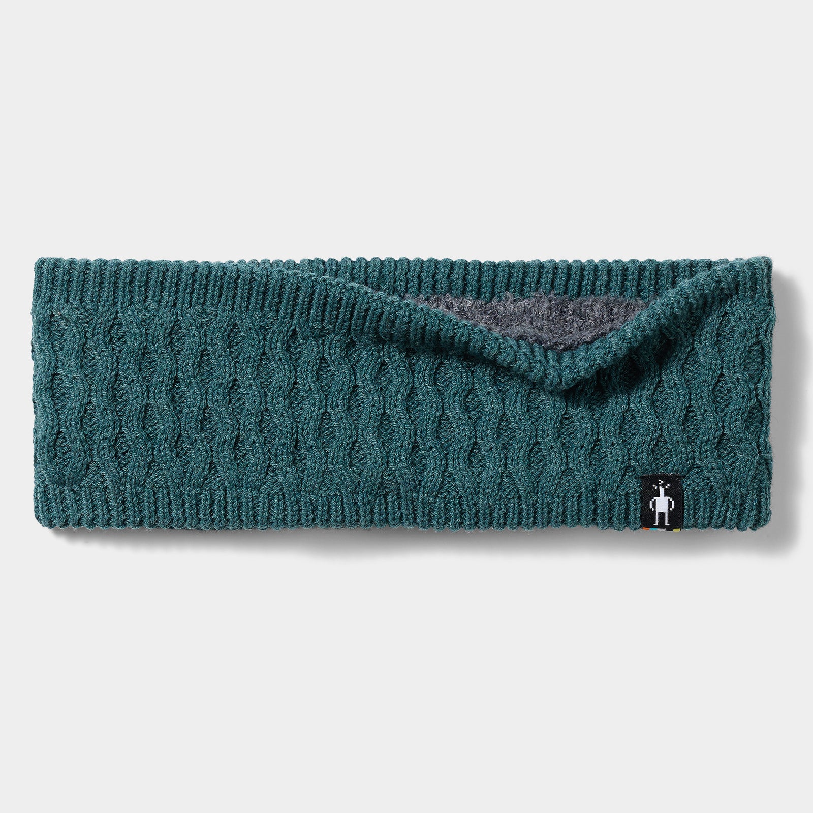 Fleece Lined Headband Dusty Teal Heather - ver - 2