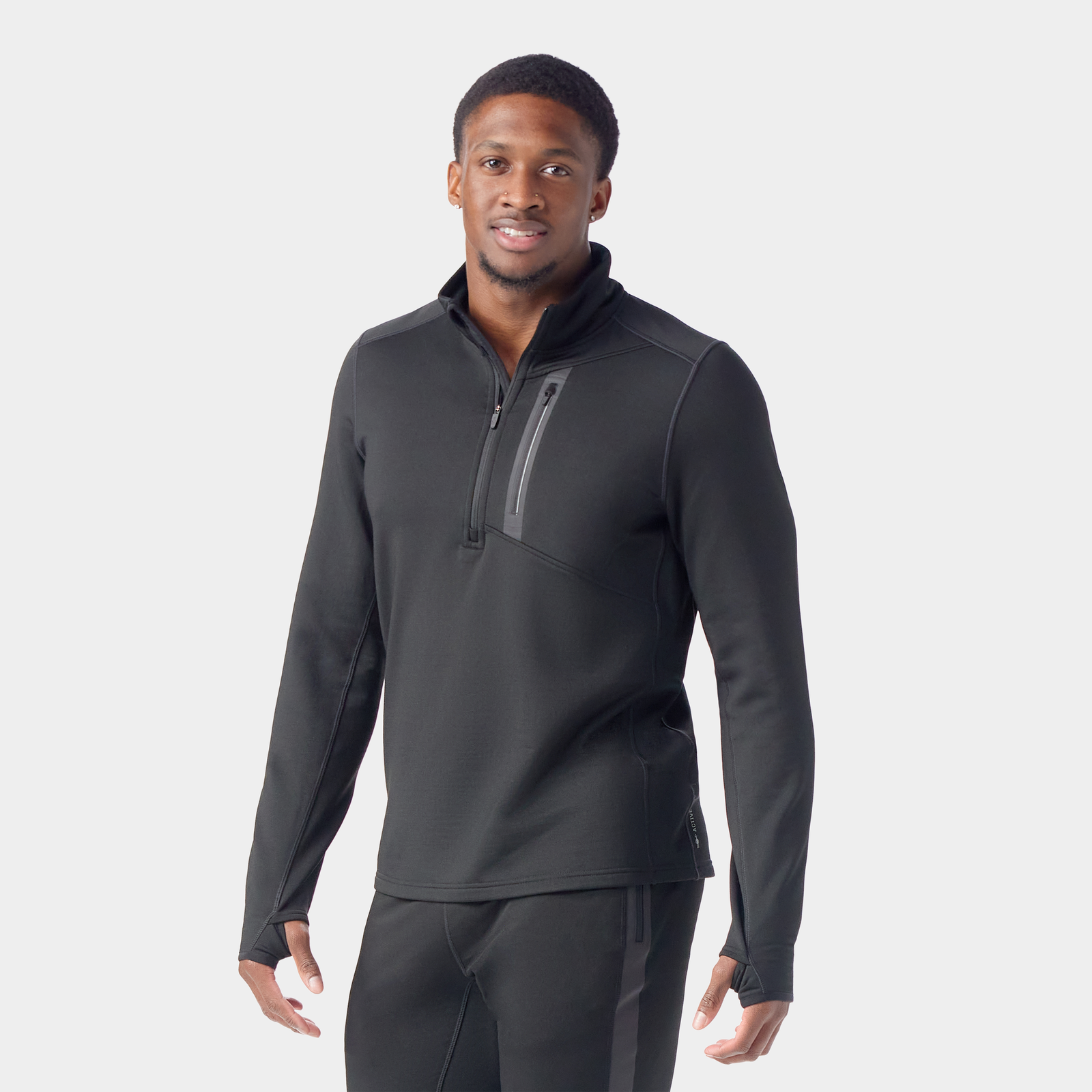 Men's Active Fleece 1/2 Zip Nival Blue - ver - 1