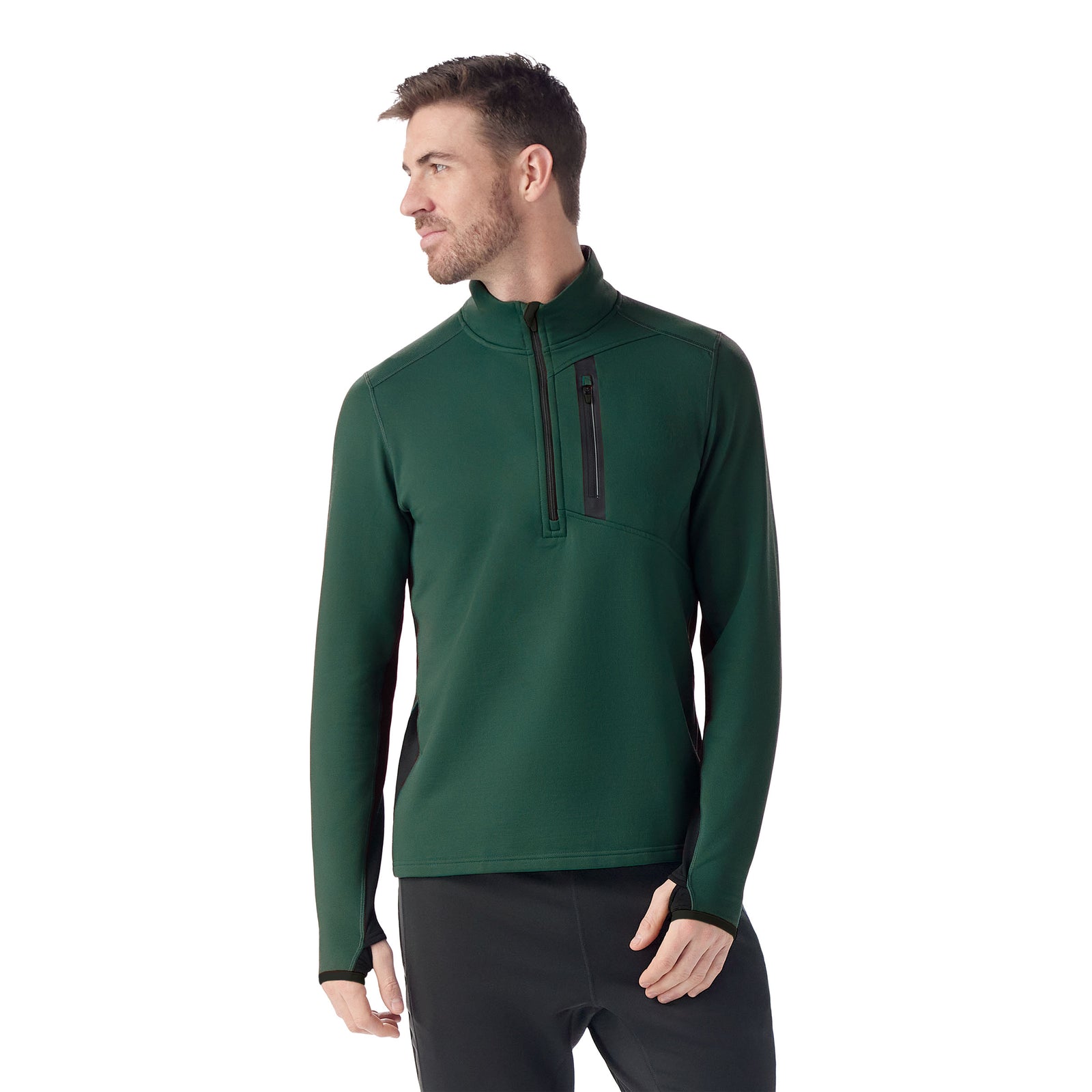 Men's Active Fleece 1/2 Zip Nival Blue - ver - 1