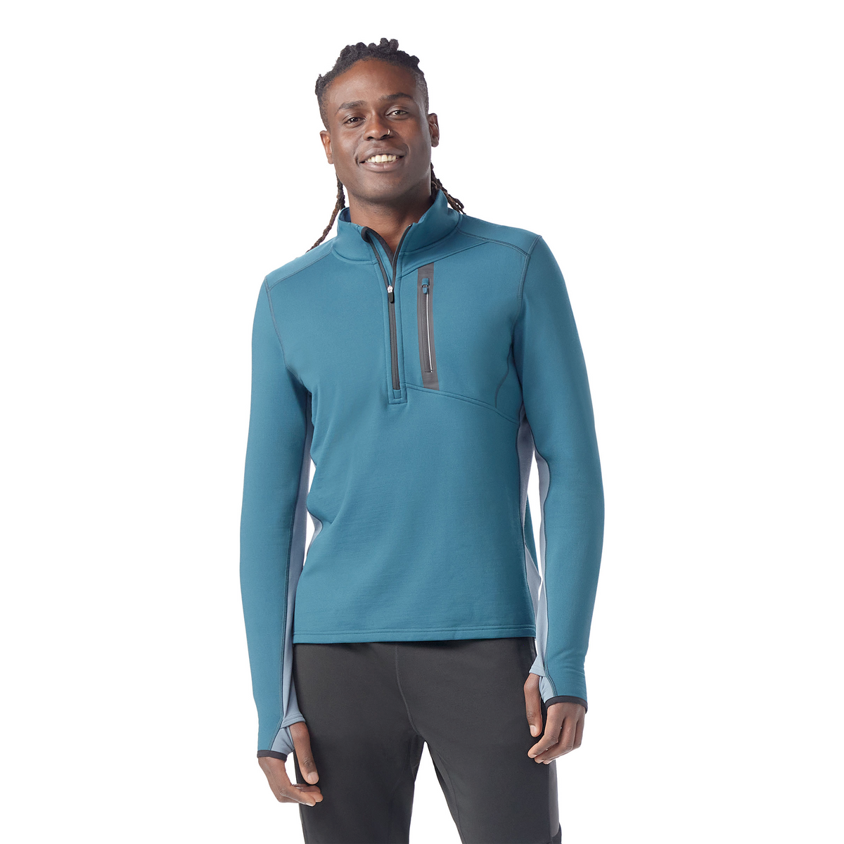 Men's Active Fleece 1/2 Zip - Nival Blue