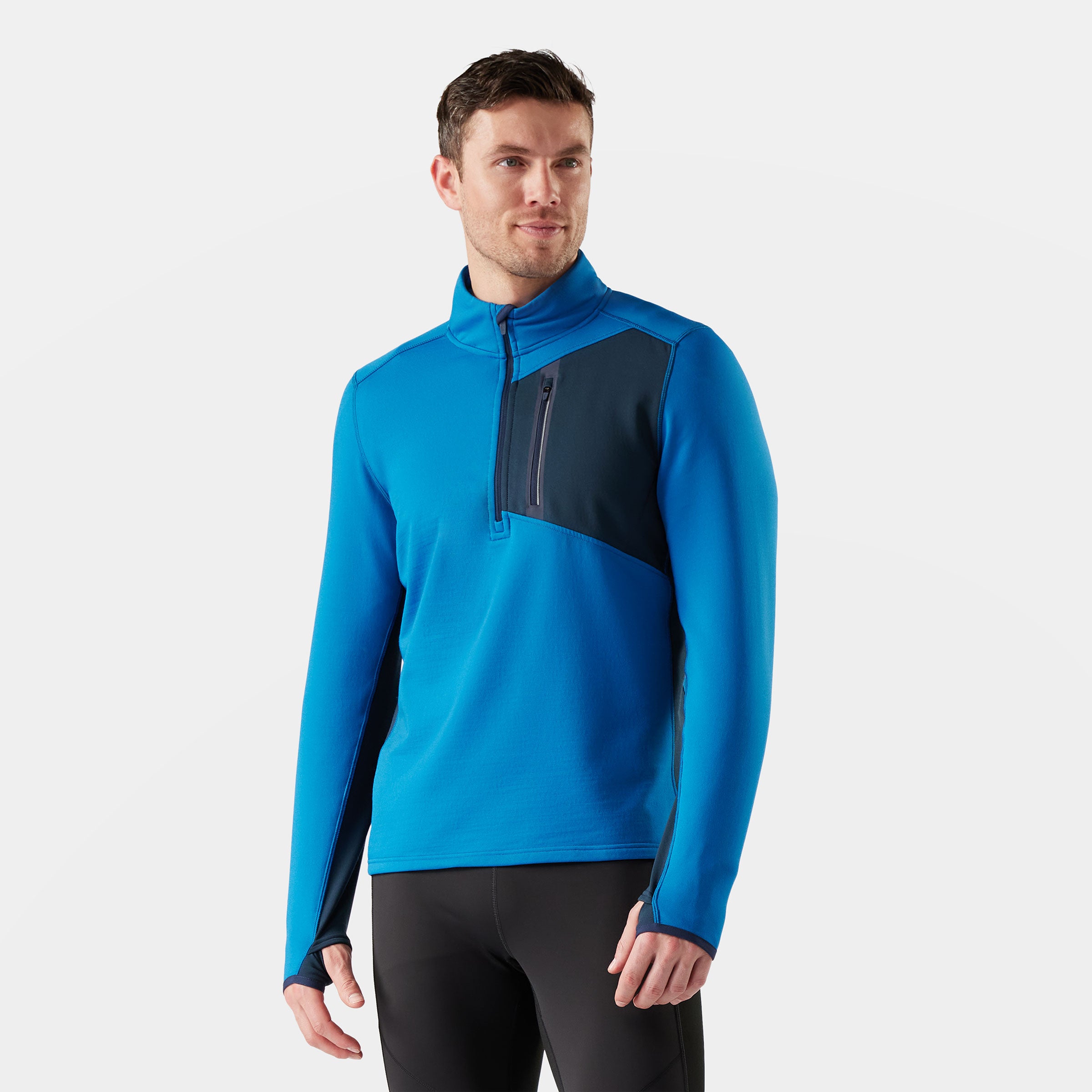 Men's Active Fleece 1/2 Zip - Nival Blue