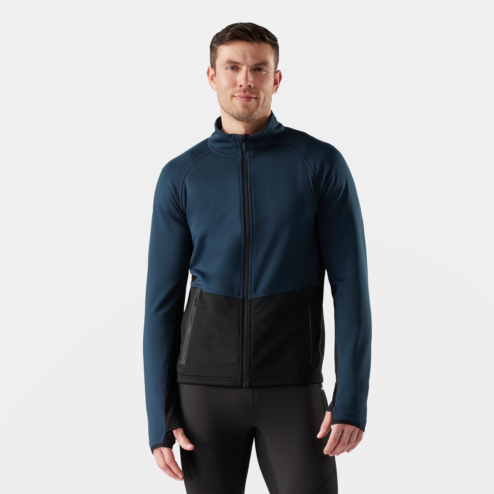 Men's Active Fleece Jacket Deep Navy - ver - 1