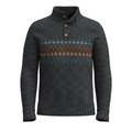 Men's Heavy Henley Sweater Oat Heather - ver - 3