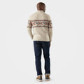 Men's Heavy Henley Sweater Oat Heather - ver - 14