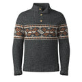 Men's Heavy Henley Sweater Oat Heather - ver - 11