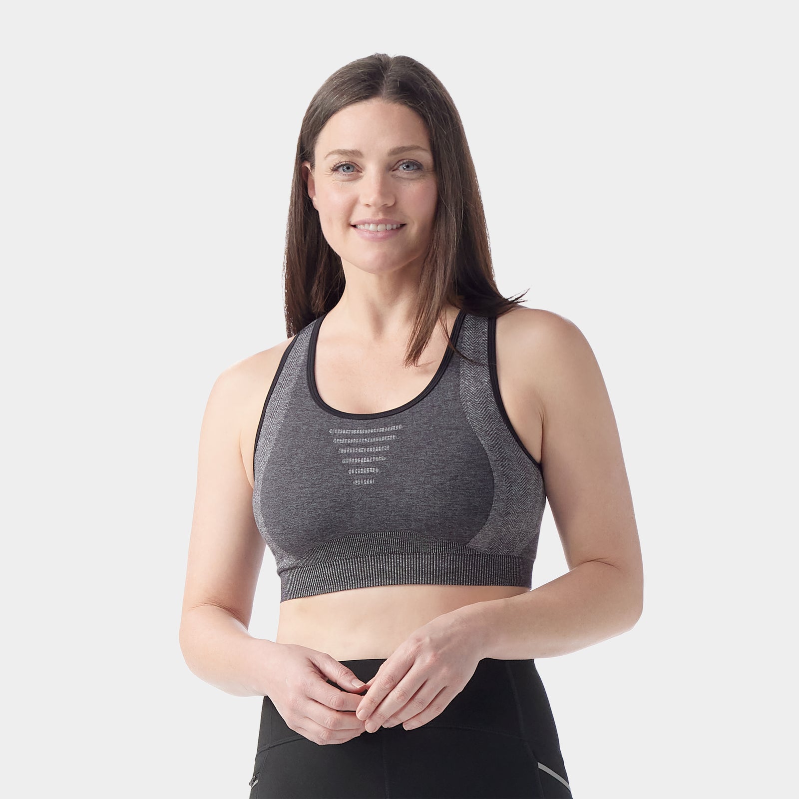 Women's Intraknit™ Racerback Bra Pink Sugar Heather - ver - 1