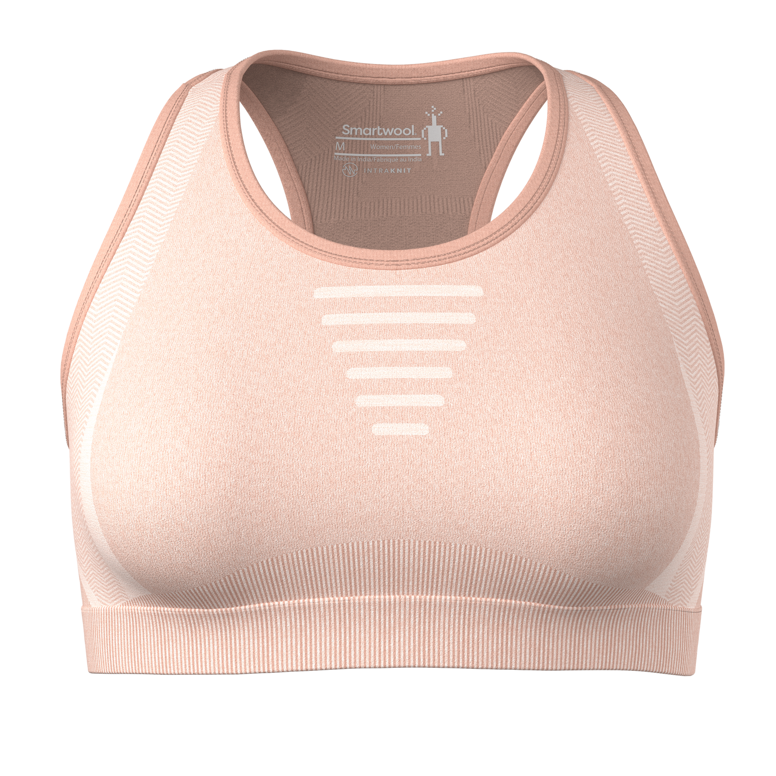 Women's Intraknit™ Racerback Bra Pink Sugar Heather - ver - 3