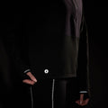 Women's Active Fleece Wind 1/2 Zip Black - ver - 4