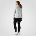 Women's Active Fleece Wind 1/2 Zip Storm Gray - ver - 2