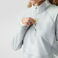 Women's Active Fleece Wind 1/2 Zip Storm Gray - ver - 4