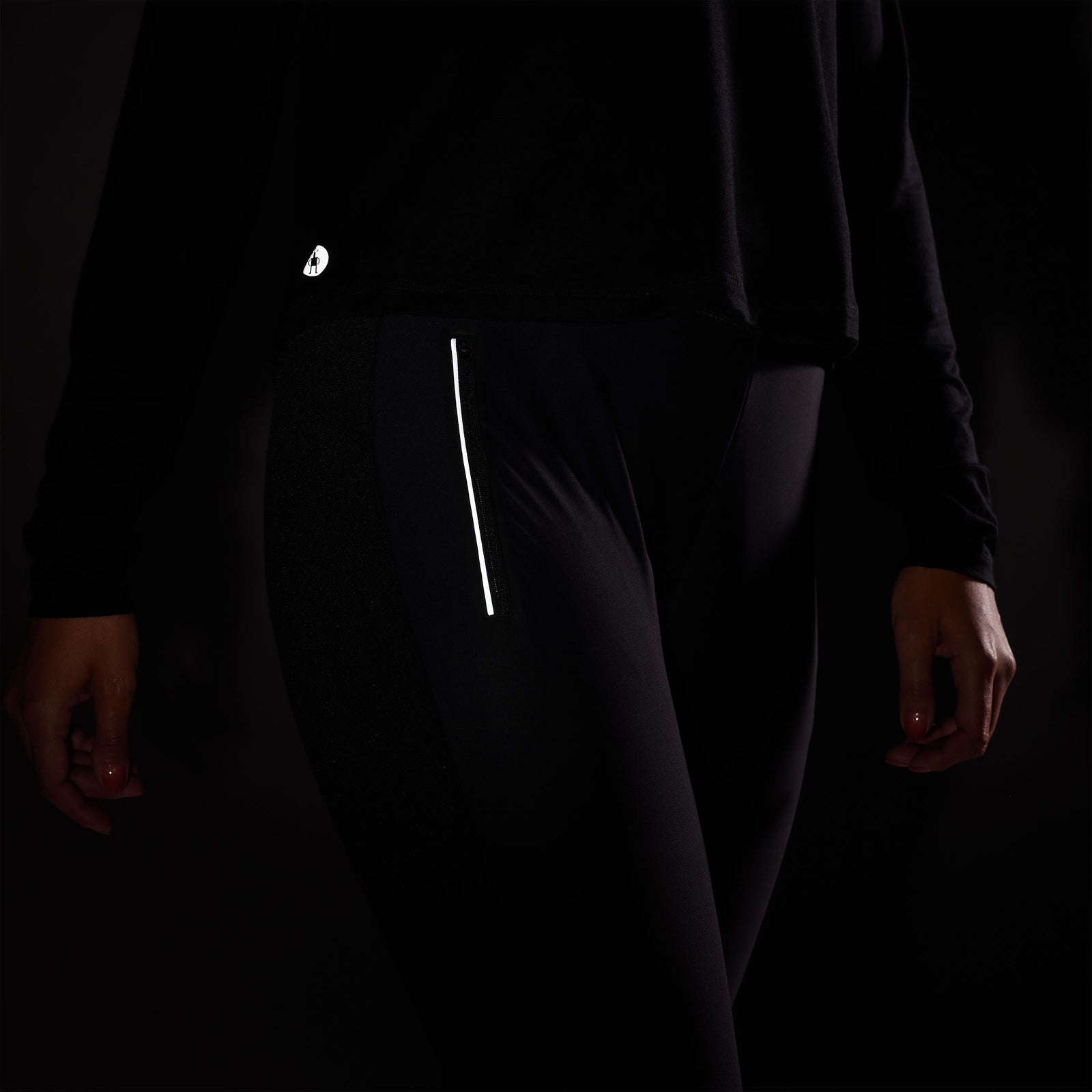 Women's Active Fleece Wind Pant Black - ver - 4