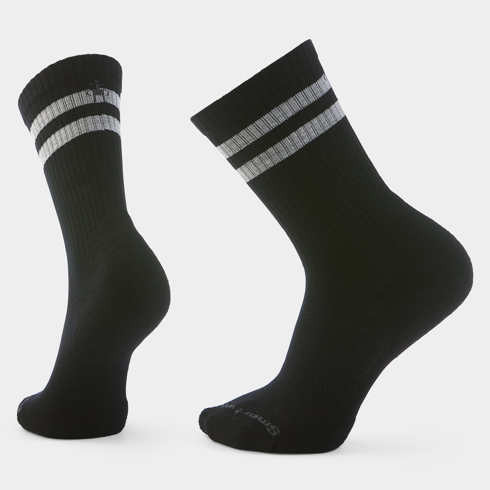 Everyday Athletic Striped Crew Socks White - ver - 1
