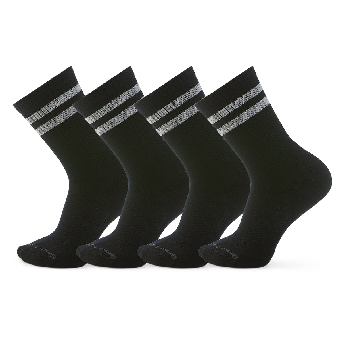 Emballage de 4 chaussettes rayée de tous les jours Athletic  - voir - 1